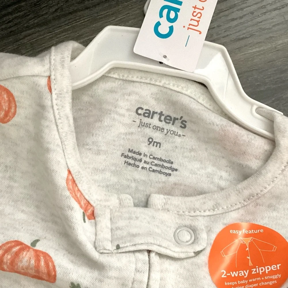 \Carter’s\ NWT 🎃 Pumpkin Footie